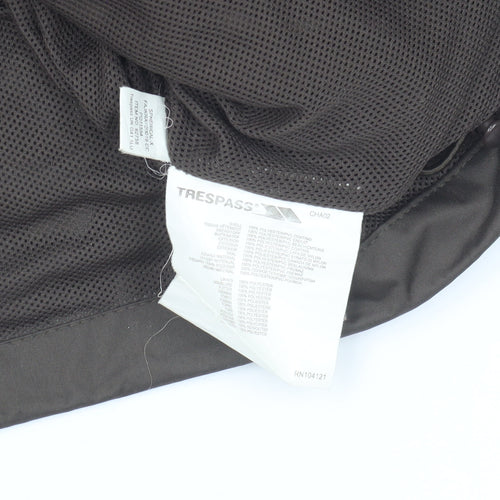 Trespass Men's Brown Waterproof Hooded Rain Jacket L