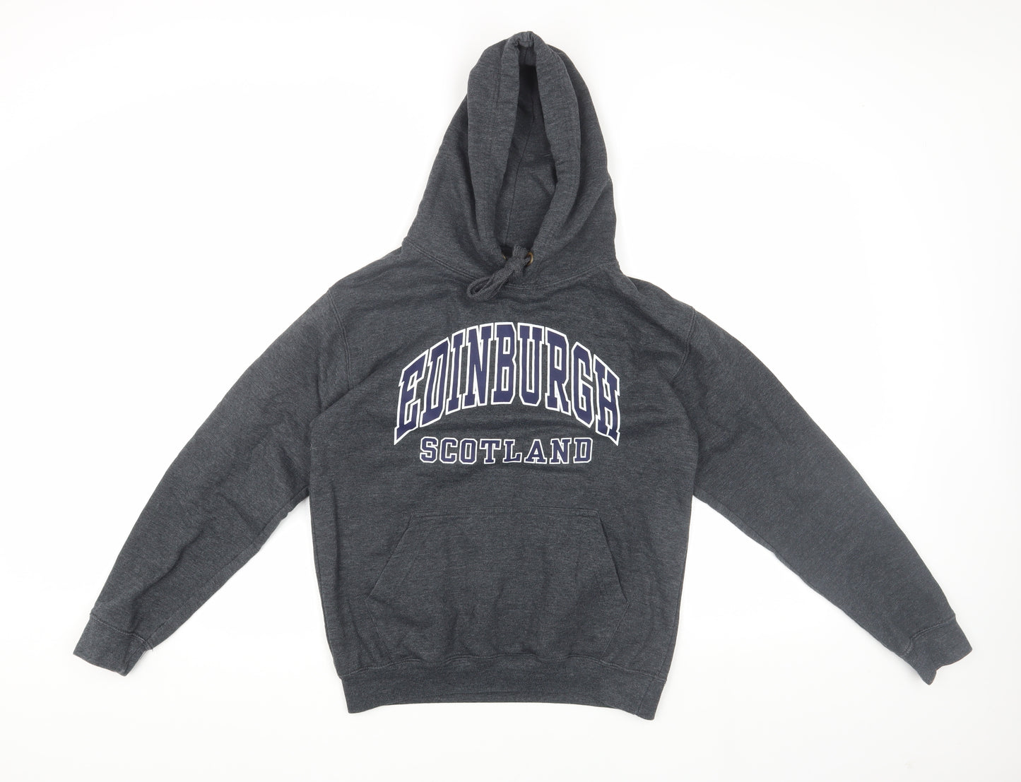 Grey Edinburgh Scotland Hoodie Men XS Pullover