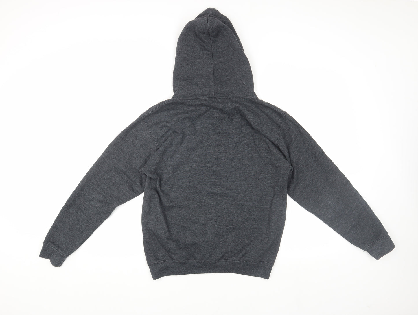 Grey Edinburgh Scotland Hoodie Men XS Pullover