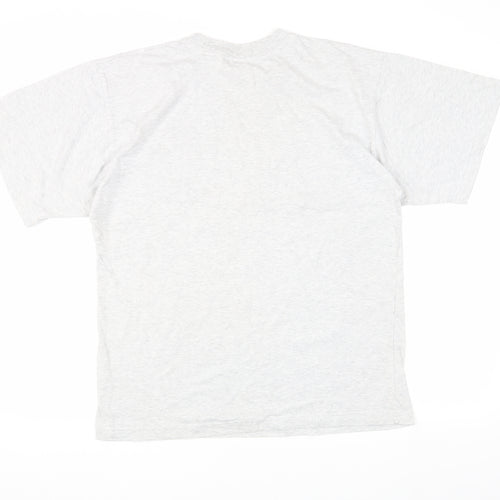 Purely Australian Men's Grey Graphic Print T-Shirt M
