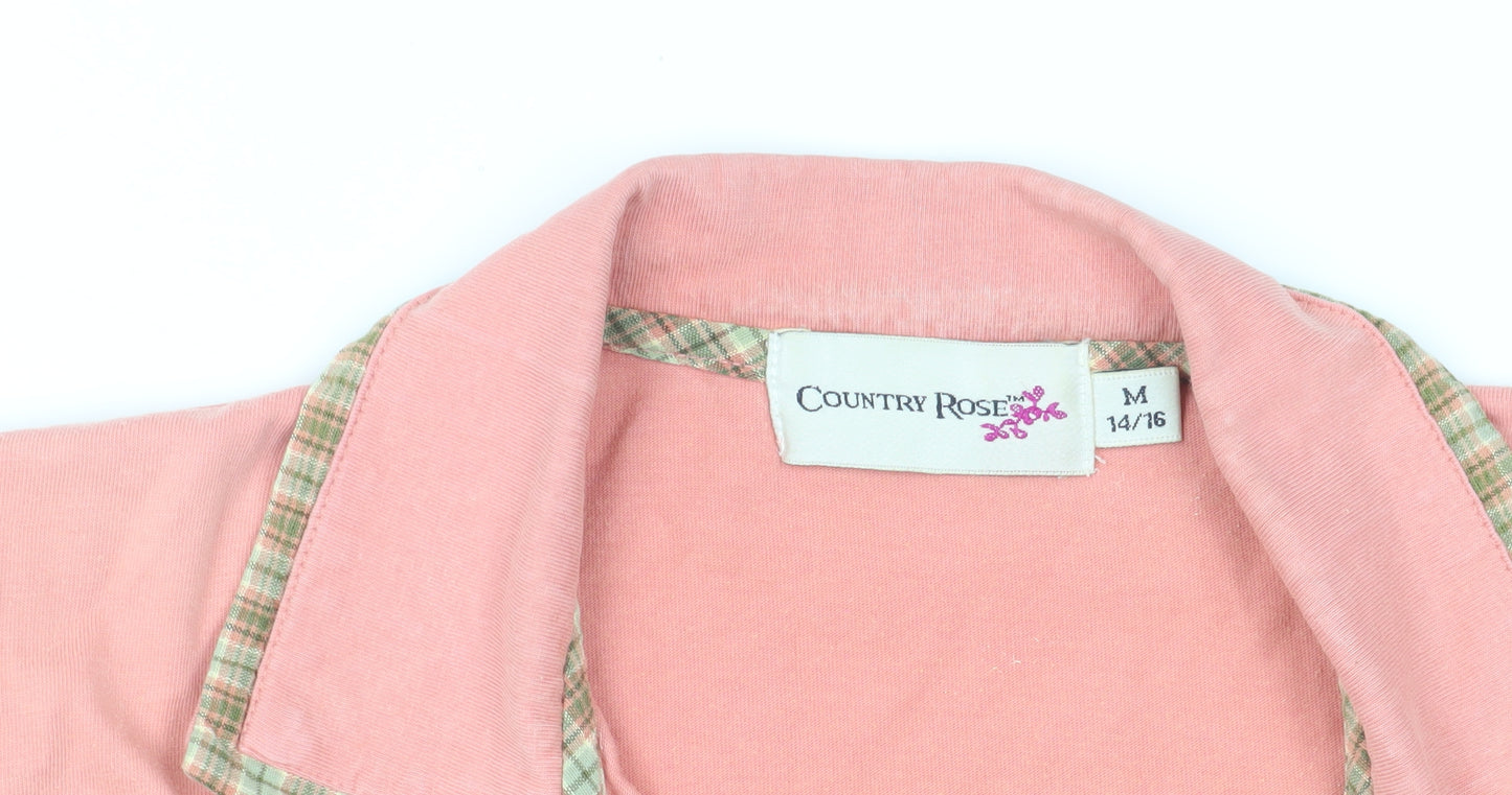 Country Rose Women's Pink Polo Shirt Size 14/16