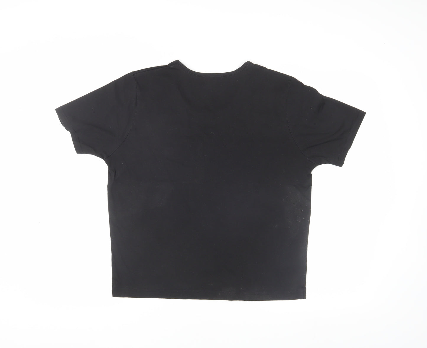 TIGI Wear Women's Black Floral Embroidered T-Shirt Size 18