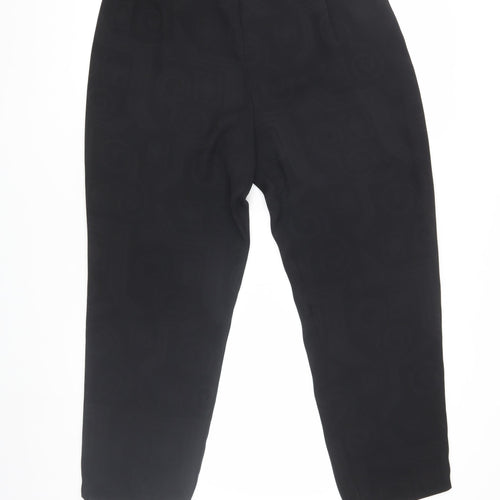 Jamie Oliver Women's Black Trousers Size 14