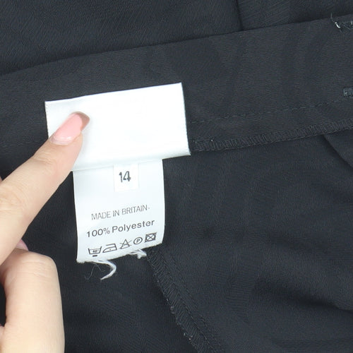 Jamie Oliver Women's Black Trousers Size 14