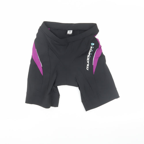 Muddyfox Women's Black Cycling Shorts Size 12