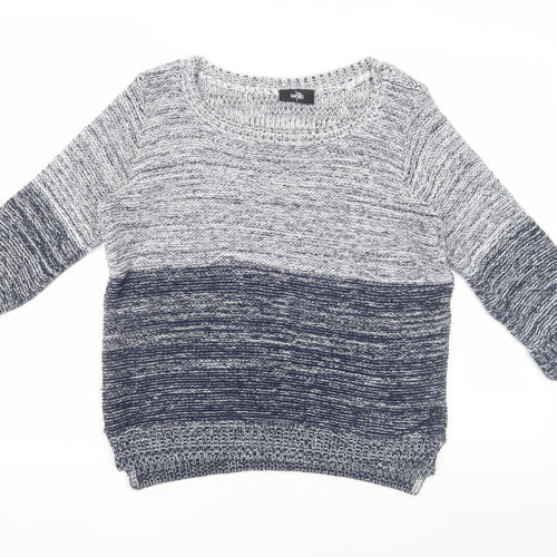 Wallis Women's Blue Pullover Jumper, Size S, Casual Knit