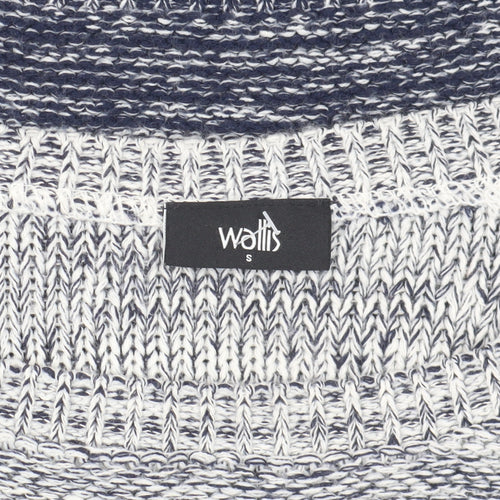 Wallis Women's Blue Pullover Jumper, Size S, Casual Knit