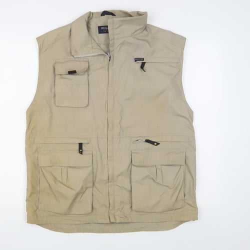 Regatta Men's Beige Waistcoat S Casual Zipped Pockets