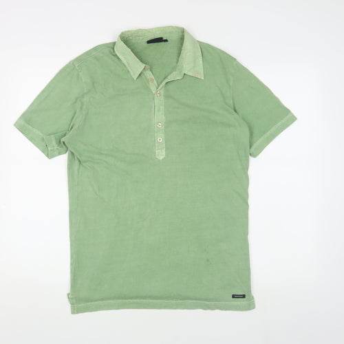 Matinique Men's Green Polo Shirt Size M