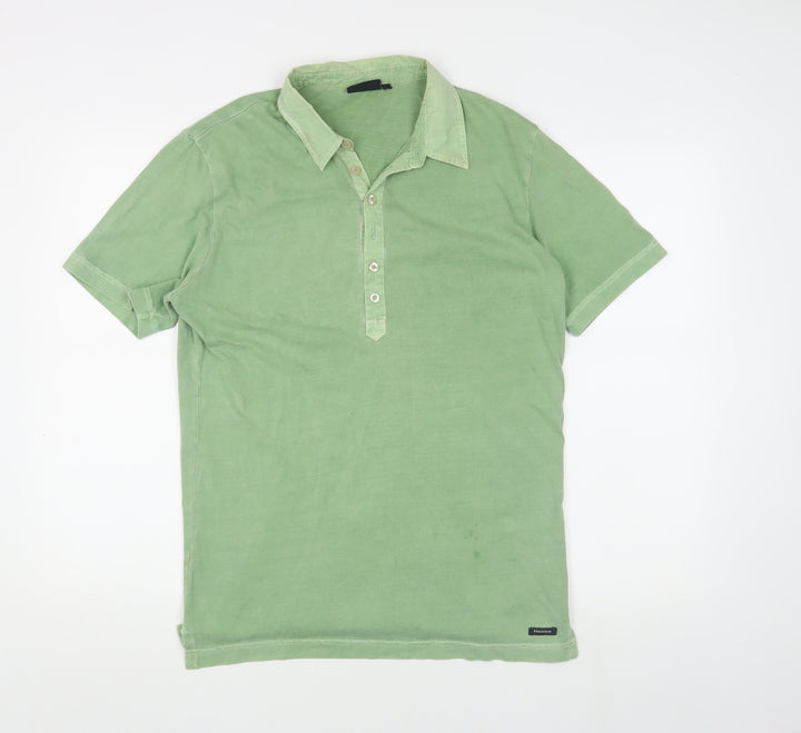 Matinique Men's Green Polo Shirt Size M