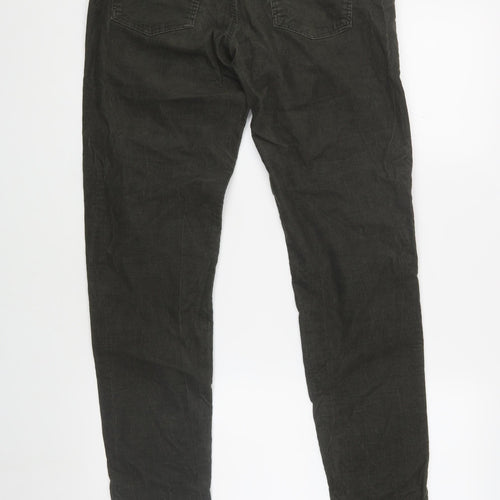 H&M Women's Green Slim Corduroy Jeans, Size 12