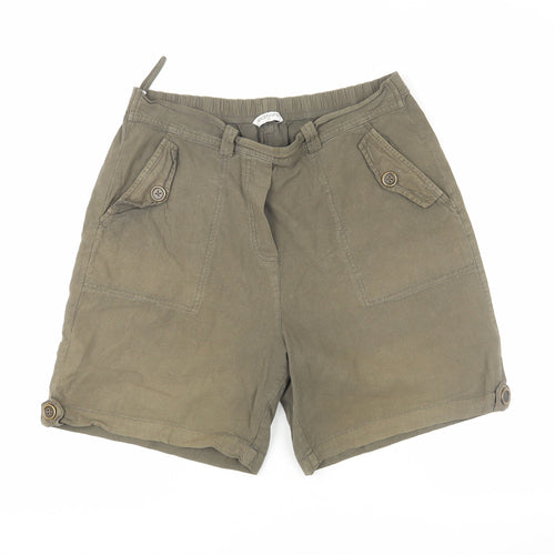 Editions Women's Brown Cargo Shorts Size 12