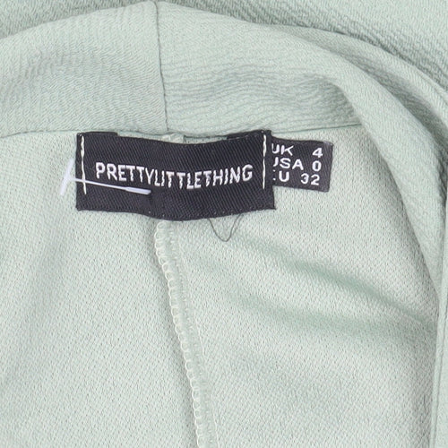 PrettyLittleThing Women's Green Jacket UK 4 Casual Spring