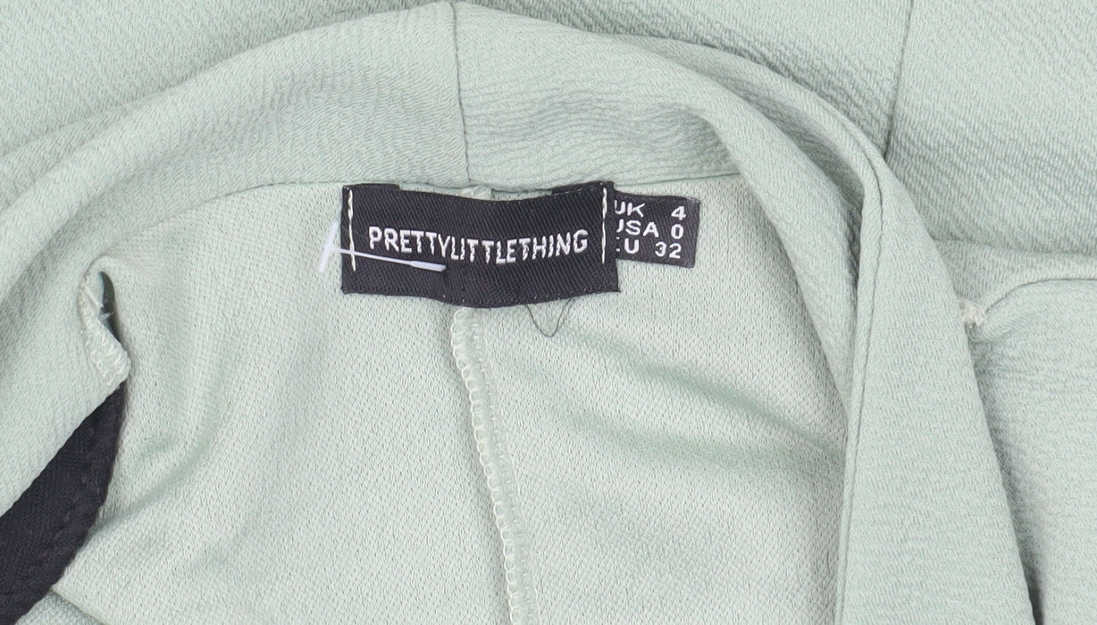 PrettyLittleThing Women's Green Jacket UK 4 Casual Spring