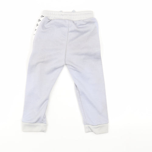 Adidas Unisex Grey Jogger Trousers 18-24 Months
