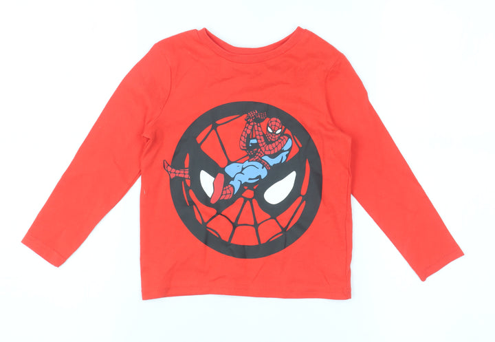 Marvel Spider-Man Red T-Shirt 12-18 Months Unisex Cotton