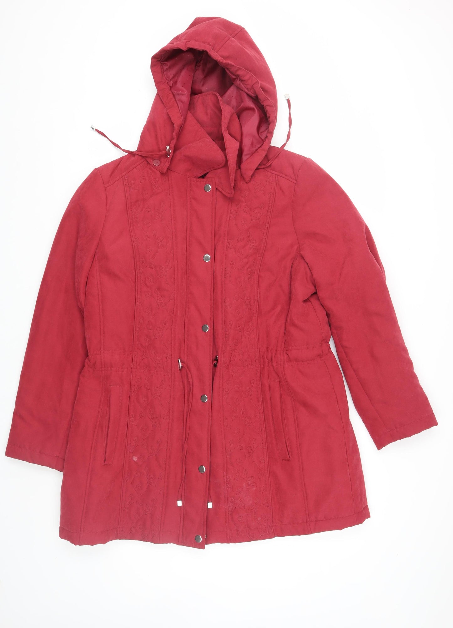 Bonmarché Women's Red Anorak Jacket Size 16
