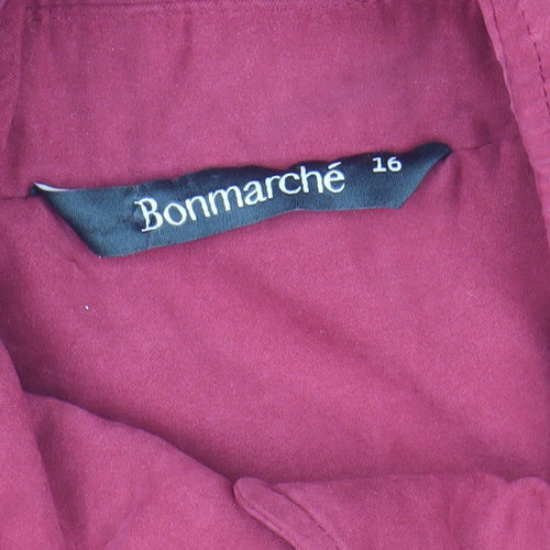 Bonmarché Women's Red Anorak Jacket Size 16