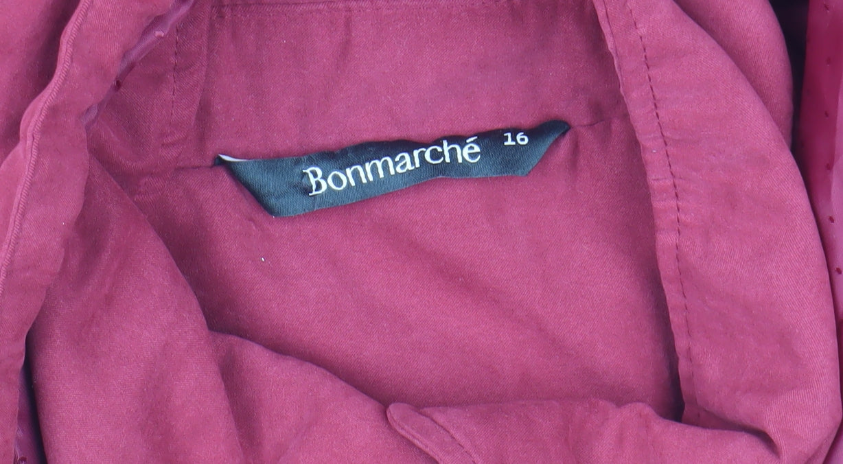 Bonmarché Women's Red Anorak Jacket Size 16