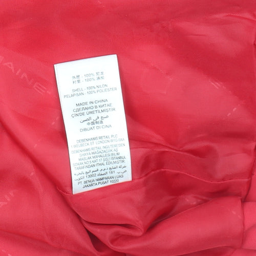 Maine Women's Red Parka Jacket Size 12