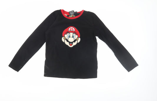 Super Mario Long Sleeve Pyjama Top 11-12 Years