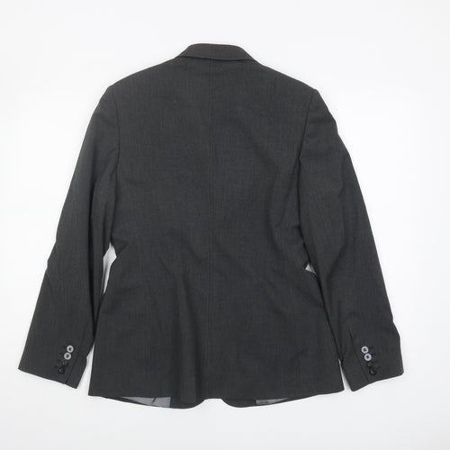 Next Women's Black Blazer, Size 12, Notch Lapel, Workwear