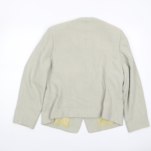 Jacques Vert Beige Women's Blazer Size 18, Regular Fit