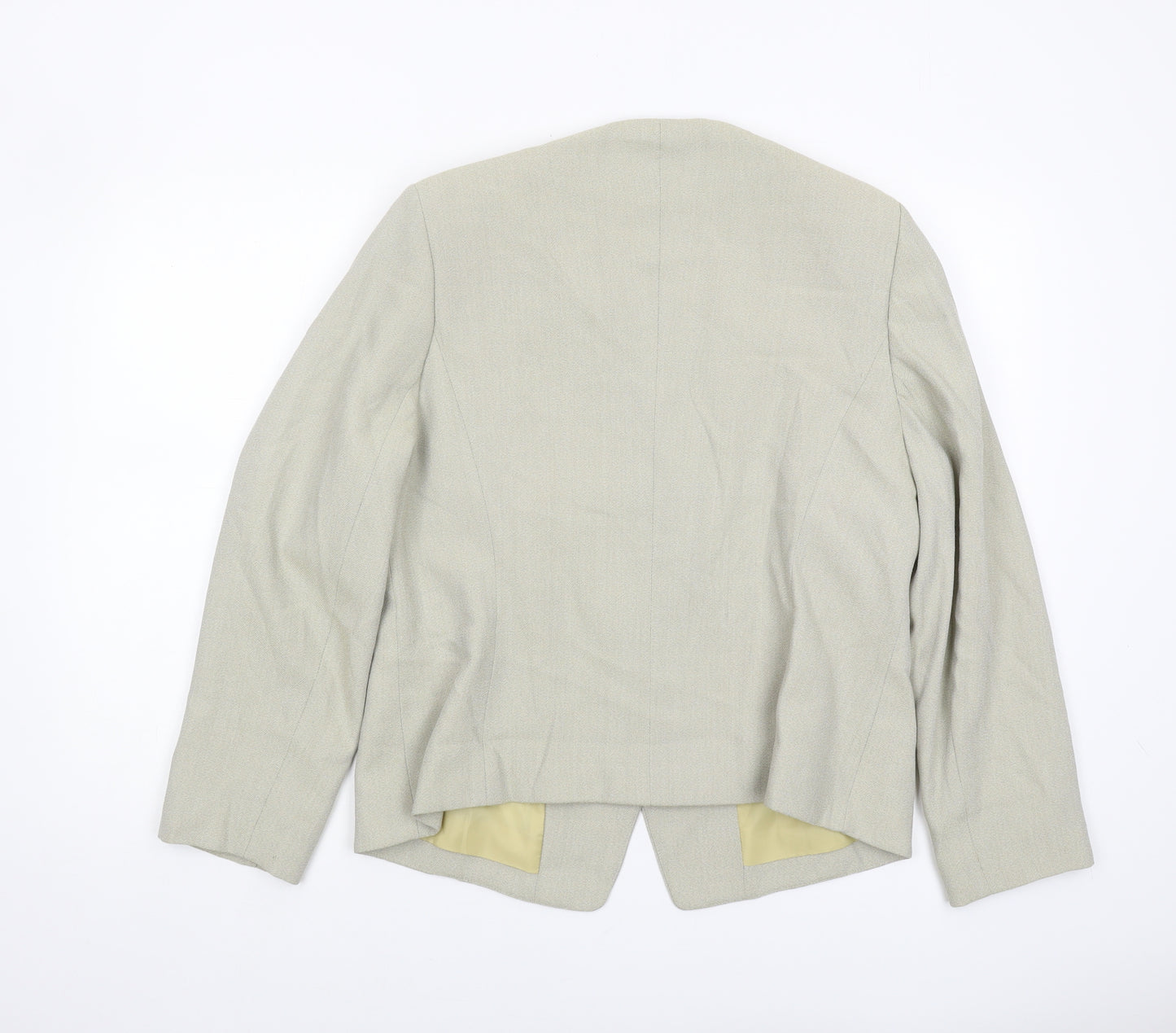 Jacques Vert Beige Women's Blazer Size 18, Regular Fit