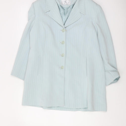 Gold by Michael H Women's Blue Blazer Size 18
