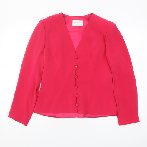 Tom Bowker Women's Pink Suit Jacket Size 12