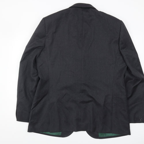 Savoy Taylors Guild Black Blazer 46R Formal Jacket