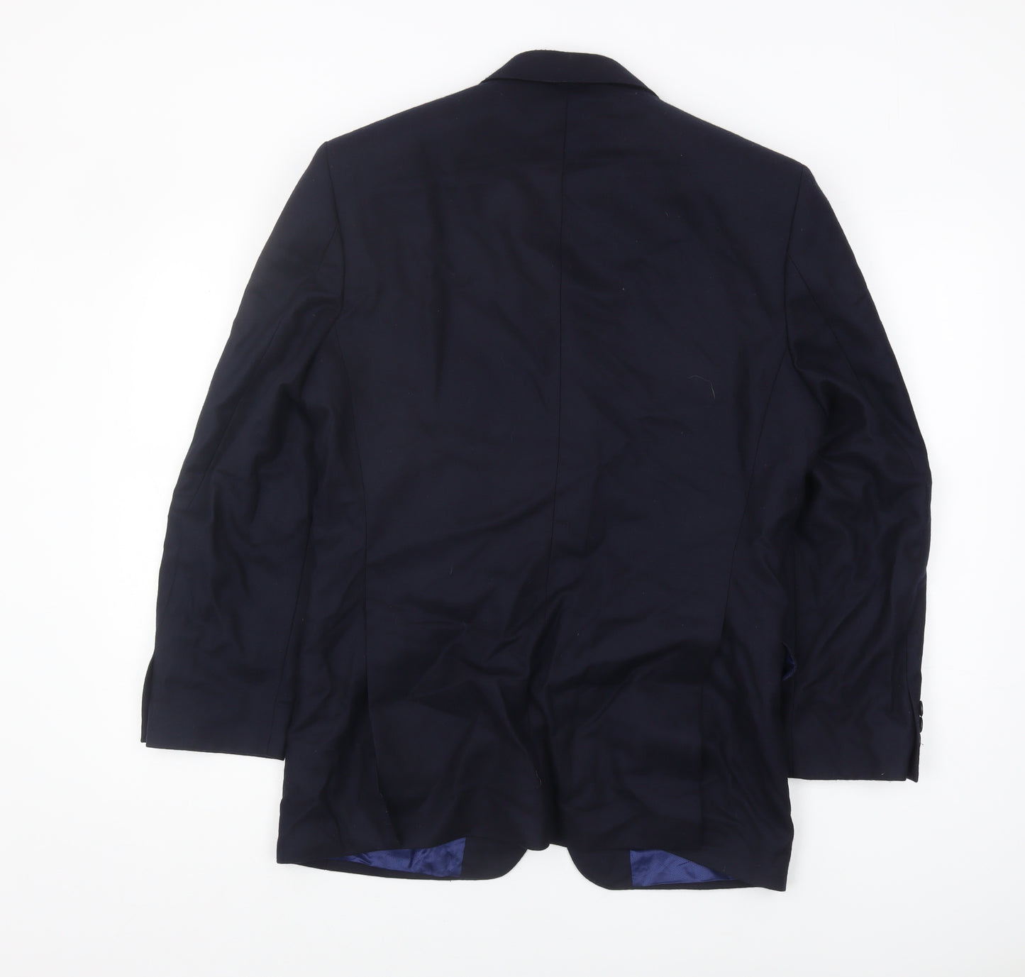 Marks and Spencer Men's Blue Wool Blazer 36S Formal