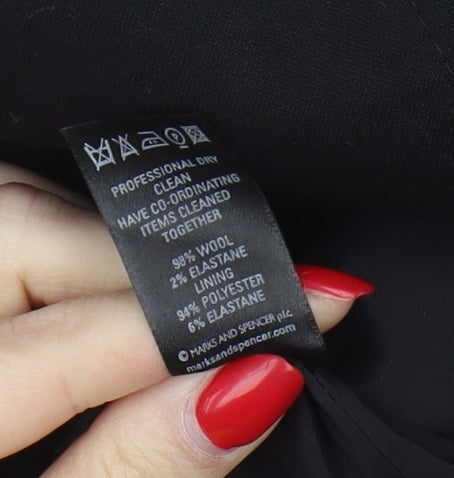 Marks and Spencer Women's Black Jacket Size 14