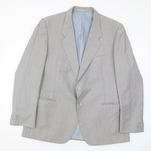 BOSS Turo Men's Grey Suit Jacket Size 44S