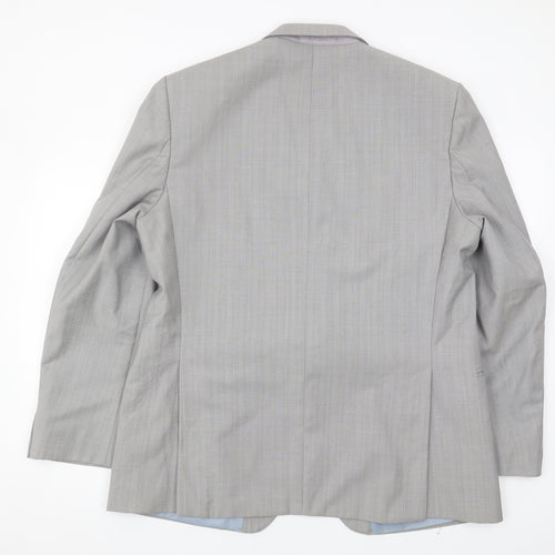 BOSS Turo Men's Grey Suit Jacket Size 44S