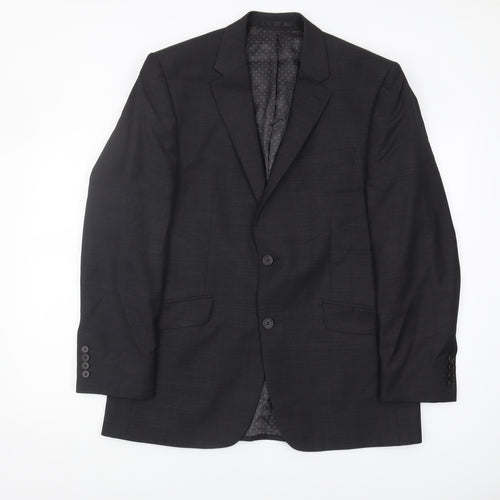 Jasper Conran Men's Black Blazer, Size 40, Regular Fit