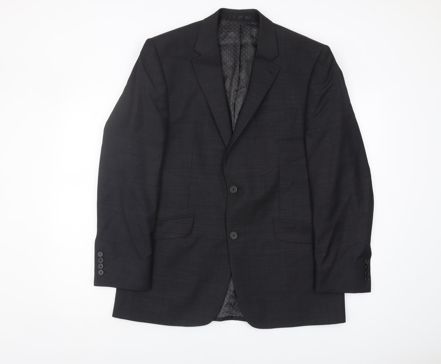 Jasper Conran Men's Black Blazer, Size 40, Regular Fit