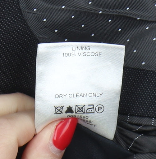 Jasper Conran Men's Black Blazer, Size 40, Regular Fit