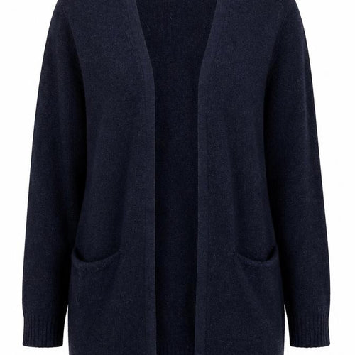 VILA Women's Blue Cardigan - Size L, Casual Long Sleeve