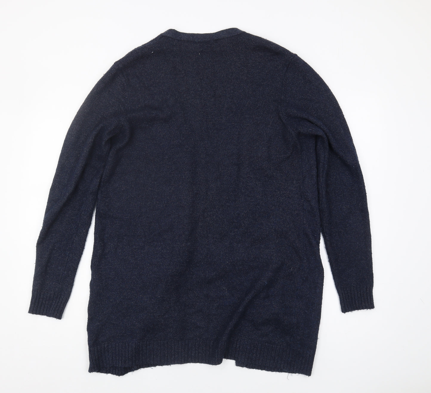 VILA Women's Blue Cardigan - Size L, Casual Long Sleeve