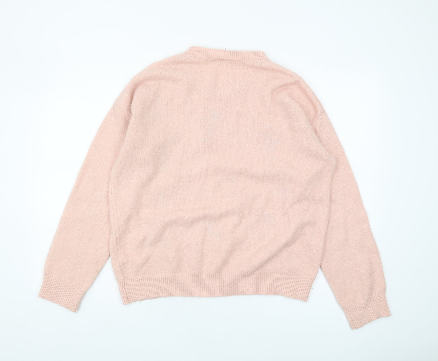 Disney Women's Pink L Beauty and the Beast Jumper