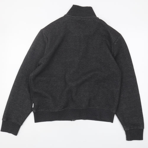 Peter Werth Men's Black Full Zip Sweatshirt M