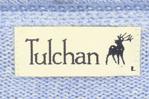 Tulchan Women's Blue Floral Cardigan L