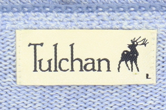 Tulchan Women's Blue Floral Cardigan L