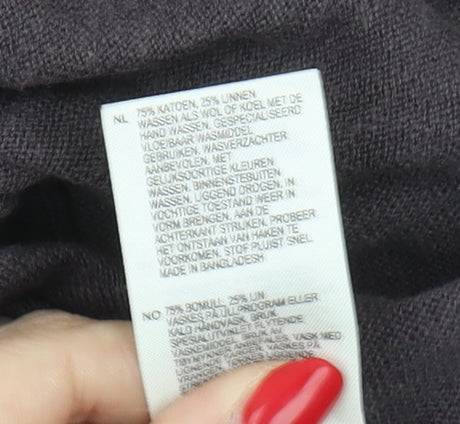 White Stuff Women's Grey Cardigan Size 12 Knit