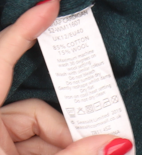 Seasalt Cornwall Women's Green Cardigan, Size 12