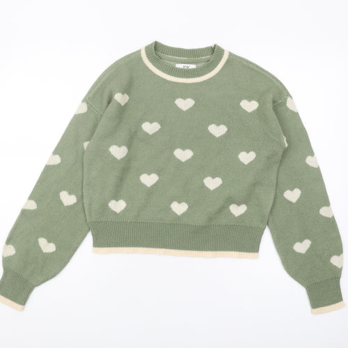 Jacqueline de Yong Women's Green Pullover M