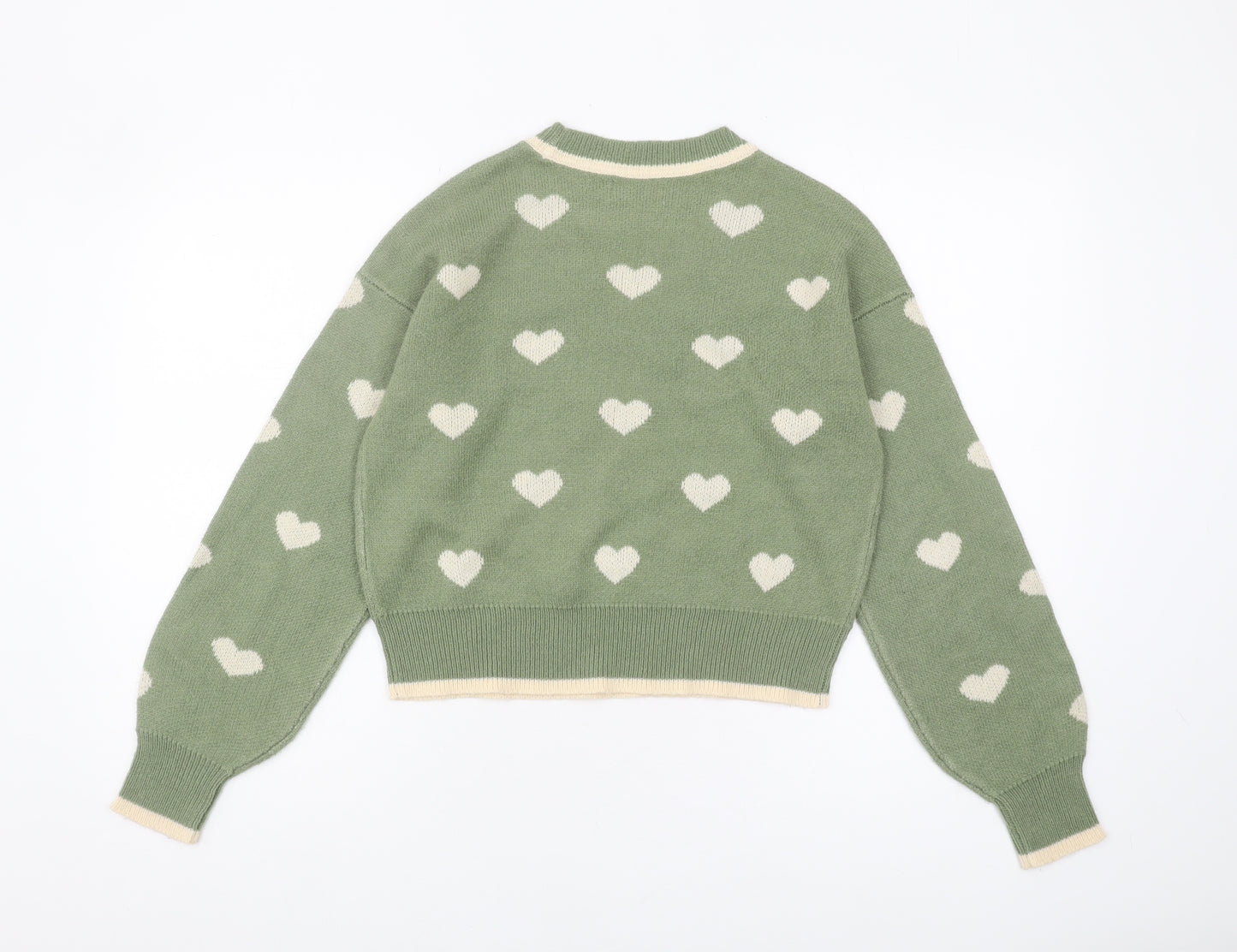 Jacqueline de Yong Women's Green Pullover M