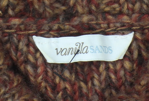Vanilla Sands Women’s Orange Roll Neck Jumper Size 14