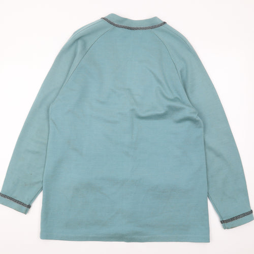 Jacques Vert Women's Blue Cardigan - L V-Neck Stylish